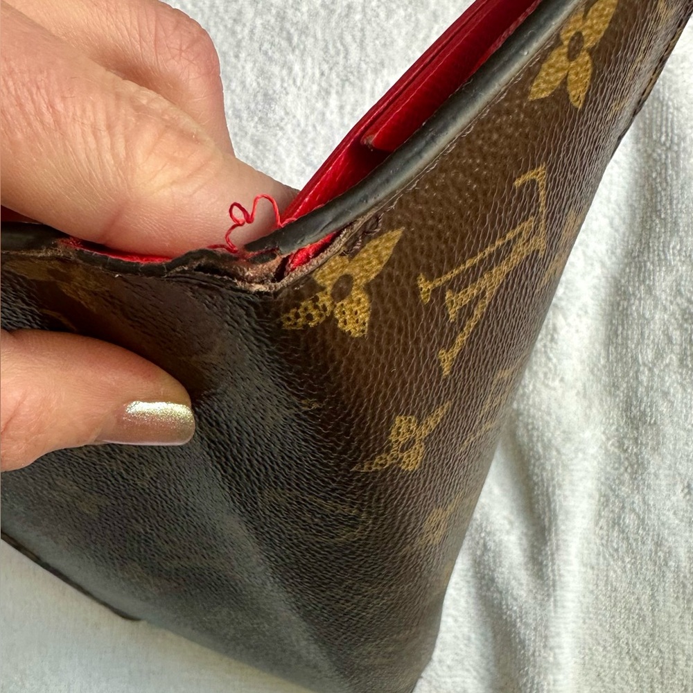 Louis Vuitton Monogram Canvas Adele Wallet Coquelicot Article: M61287 - Picture 13 of 16